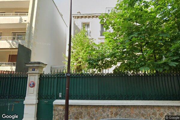 Vue Google Street View du 54 Rue Charles Laffitte