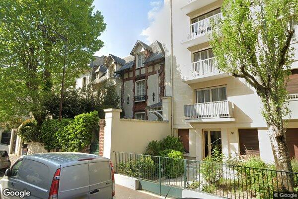 Vue Google Street View du 58 Rue Charles Laffitte