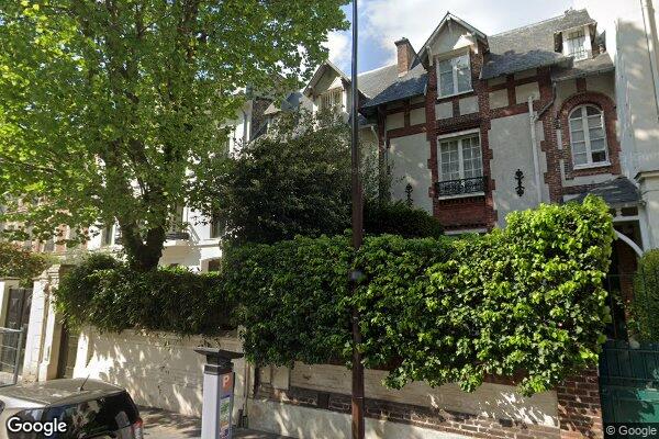 Vue Google Street View du 60 Rue Charles Laffitte