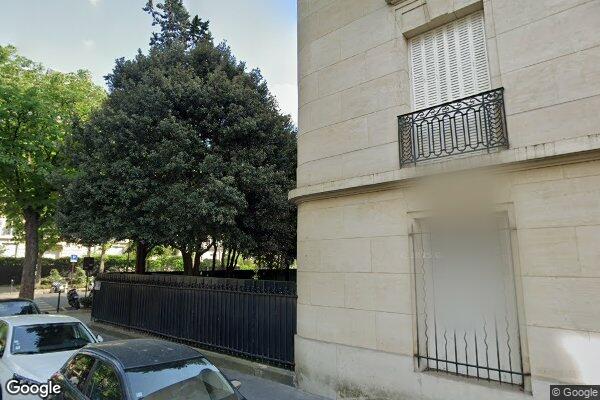 Vue Google Street View du 61 Rue Charles Laffitte