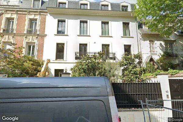 Vue Google Street View du 62 Rue Charles Laffitte