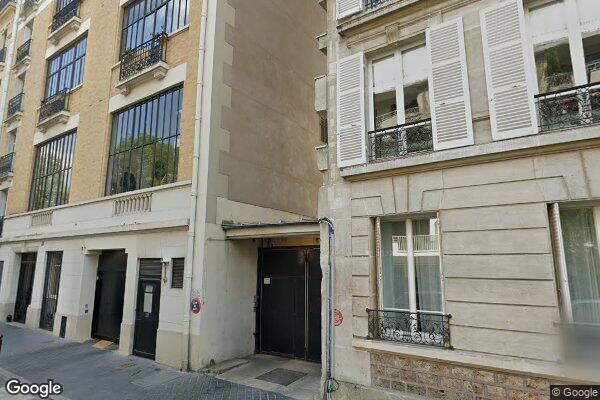 Vue Google Street View du 65 Rue Charles Laffitte