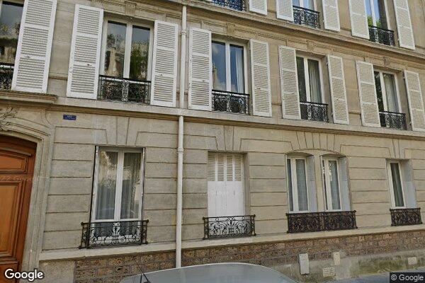 Vue Google Street View du 67 Rue Charles Laffitte
