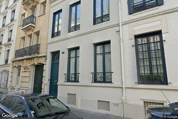 Vue Google Street View du 7 Rue Charles Laffitte