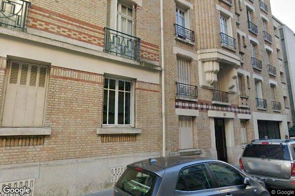 Vue Google Street View du 73 Rue Charles Laffitte