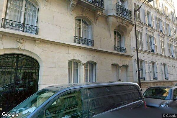 Vue Google Street View du 74 Rue Charles Laffitte