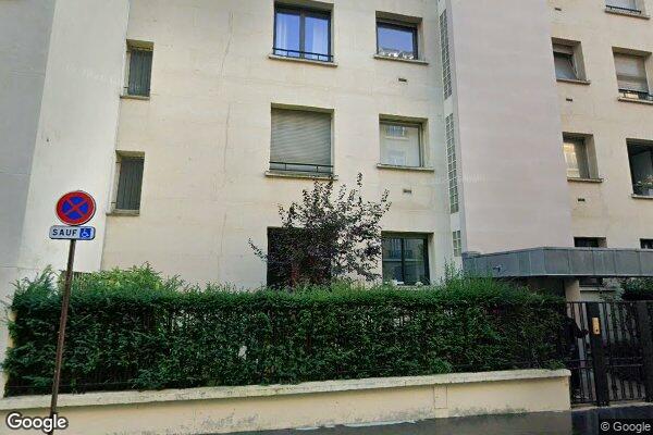 Vue Google Street View du 77 Rue Charles Laffitte