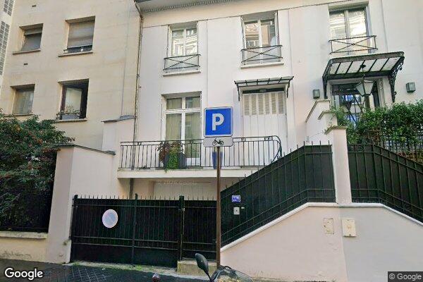 Vue Google Street View du 77BIS Rue Charles Laffitte