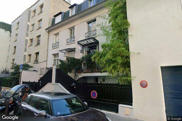 Vue Google Street View du 77TER Rue Charles Laffitte
