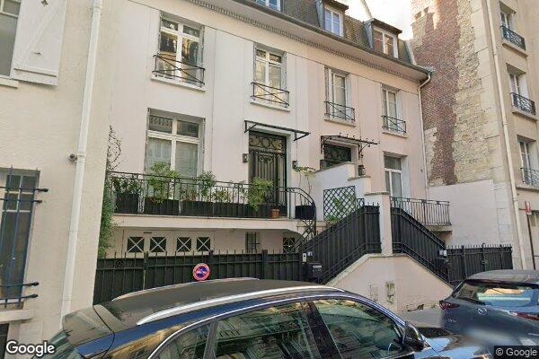 Vue Google Street View du 81 Rue Charles Laffitte