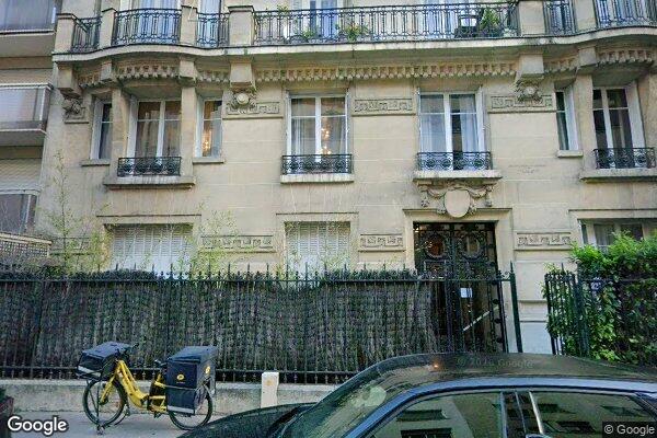 Vue Google Street View du 82BIS Rue Charles Laffitte