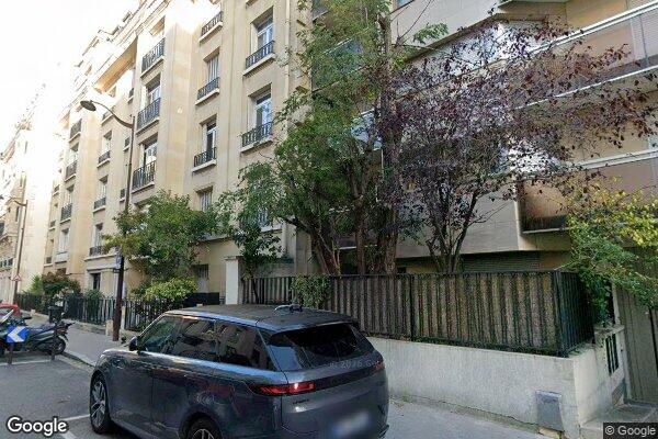 Vue Google Street View du 82TER Rue Charles Laffitte
