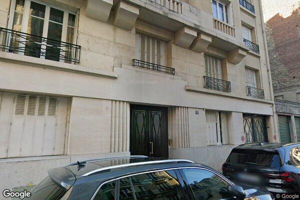 Vue Google Street View du 83 Rue Charles Laffitte