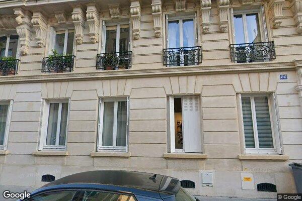Vue Google Street View du 86 Rue Charles Laffitte