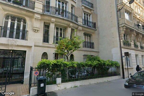 Vue Google Street View du 86BIS Rue Charles Laffitte