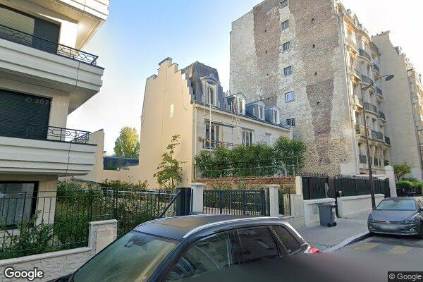 Vue Google Street View du 90 Rue Charles Laffitte