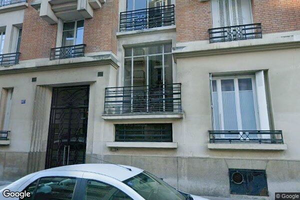 Vue Google Street View du 95 Rue Charles Laffitte