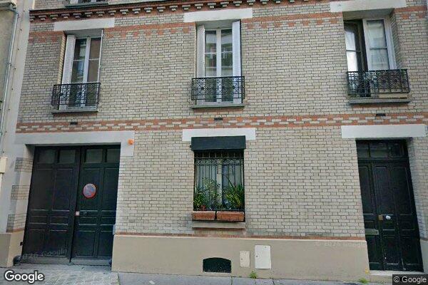 Vue Google Street View du 96 Rue Charles Laffitte