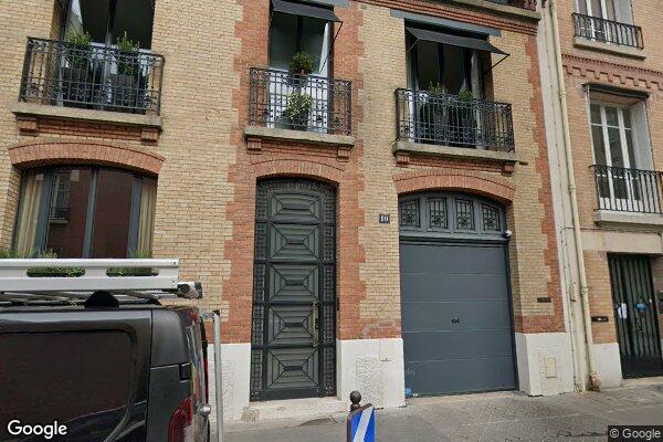 Vue Google Street View du 10 Rue Chartran