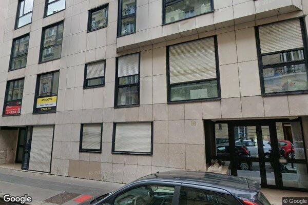 Vue Google Street View du 16 Rue Chartran