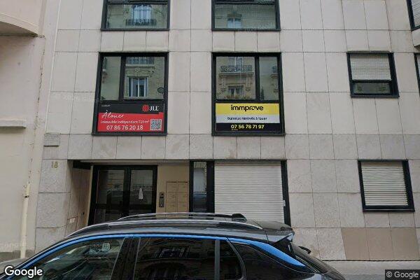 Vue Google Street View du 18 Rue Chartran