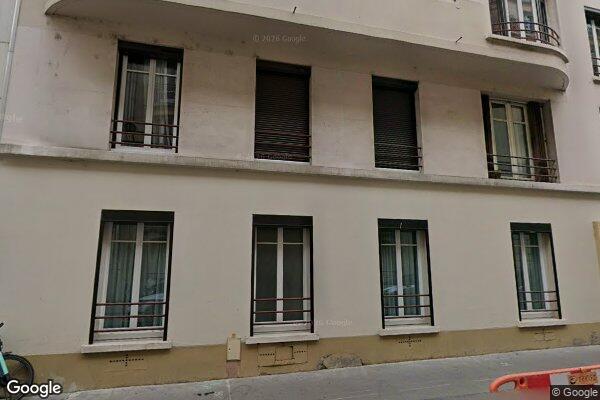 Vue Google Street View du 20 Rue Chartran