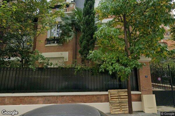 Vue Google Street View du 3BIS Rue Chartran