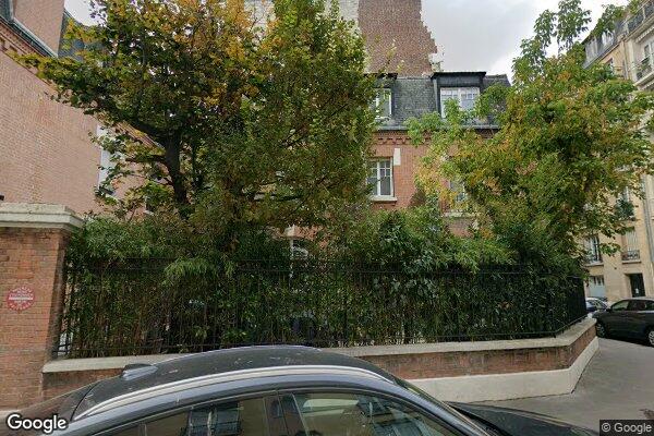 Vue Google Street View du 7 Rue Chartran