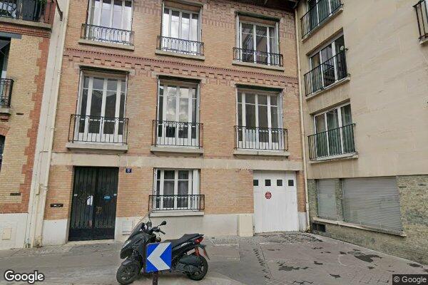 Vue Google Street View du 8 Rue Chartran