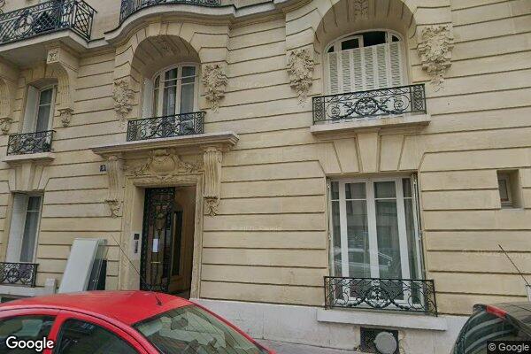 Vue Google Street View du 9 Rue Chartran