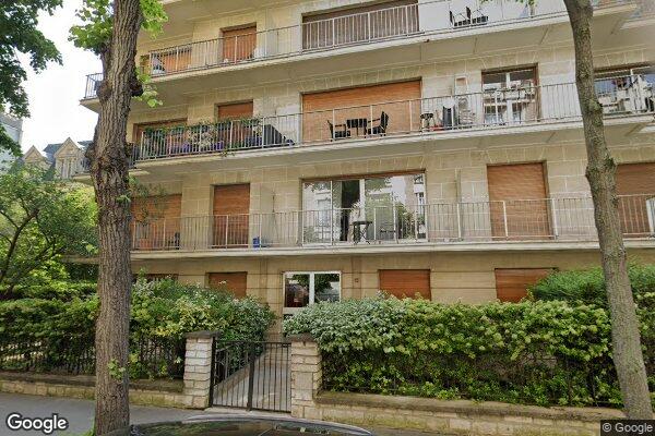 Vue Google Street View du 15 Rue Chauveau