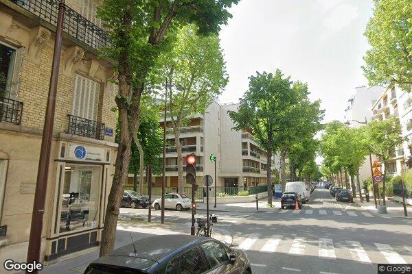 Vue Google Street View du 19 Rue Chauveau