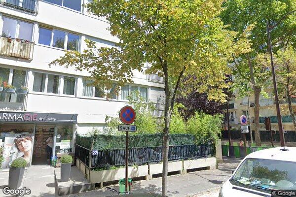 Vue Google Street View du 22 Rue Chauveau
