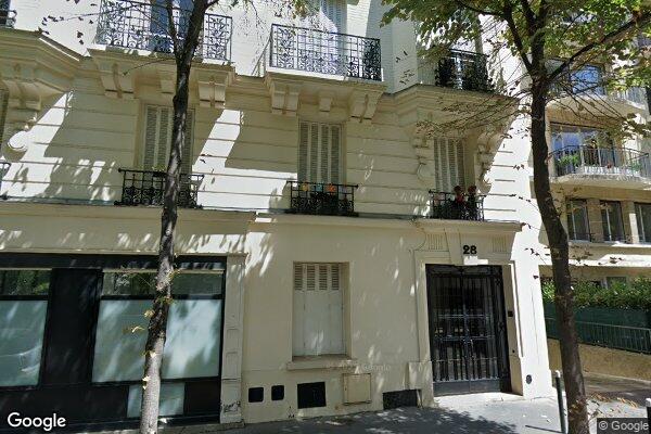 Vue Google Street View du 28 Rue Chauveau