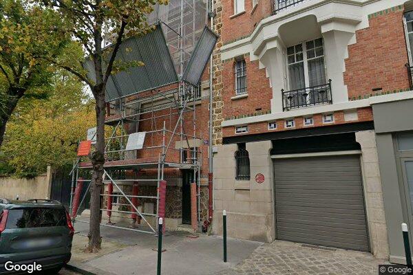 Vue Google Street View du 36 Rue Chauveau