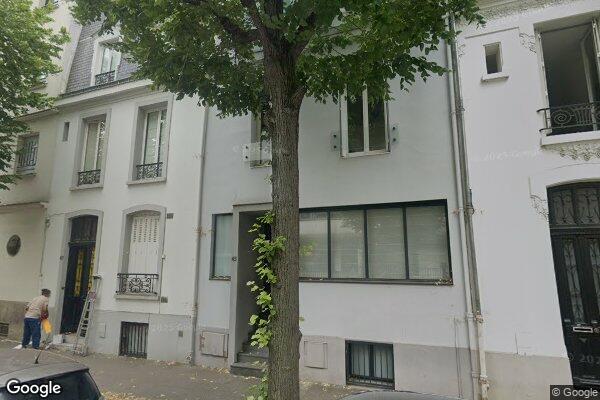 Vue Google Street View du 45 Rue Chauveau
