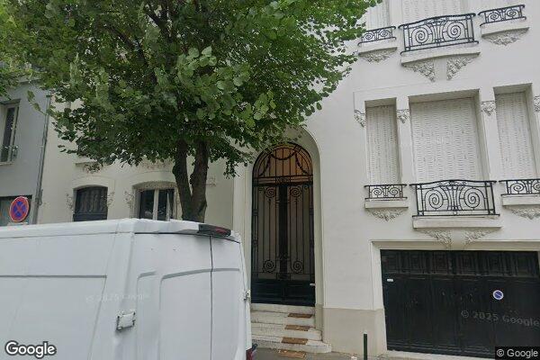 Vue Google Street View du 47 Rue Chauveau