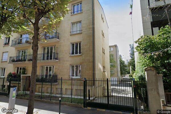 Vue Google Street View du 7 Rue Chauveau