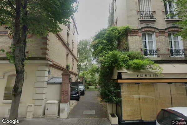 Vue Google Street View du 75 Rue Chauveau