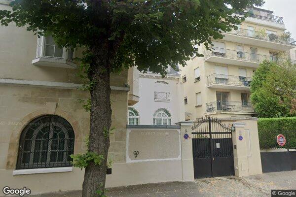 Vue Google Street View du 75BIS Rue Chauveau