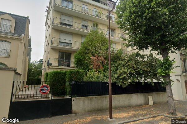 Vue Google Street View du 77BIS Rue Chauveau