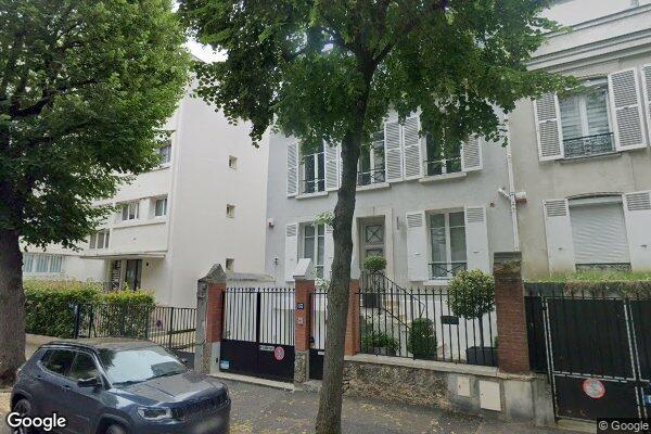 Vue Google Street View du 83 Rue Chauveau