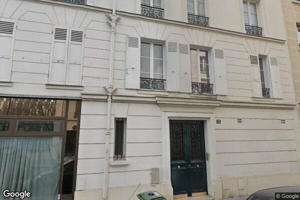 Vue Google Street View du 13 Rue d'Armenonville