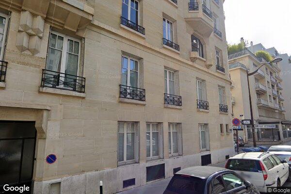 Vue Google Street View du 16 Rue d'Armenonville