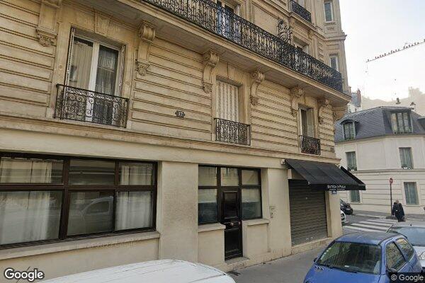 Vue Google Street View du 17 Rue d'Armenonville