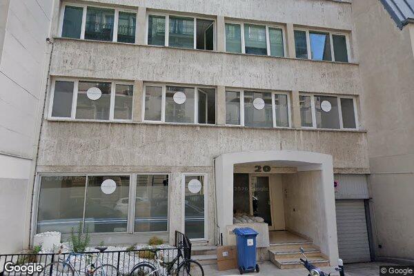 Vue Google Street View du 20 Rue d'Armenonville