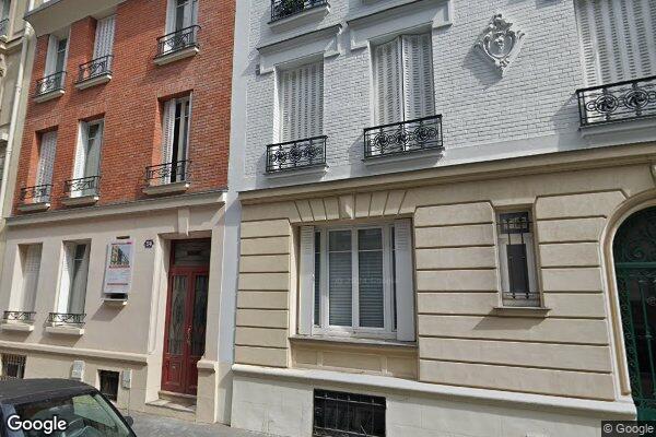 Vue Google Street View du 22 Rue d'Armenonville