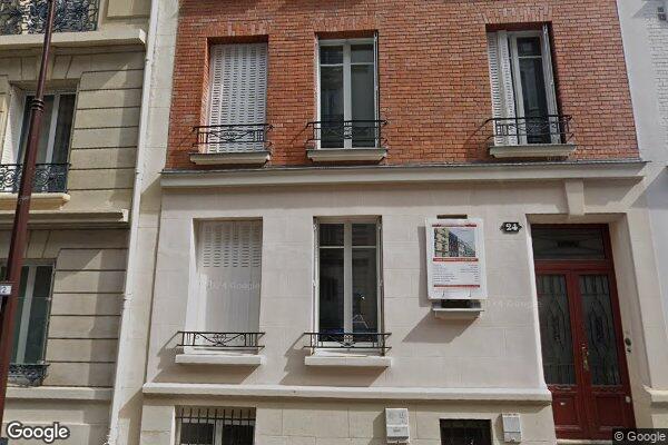 Vue Google Street View du 24 Rue d'Armenonville