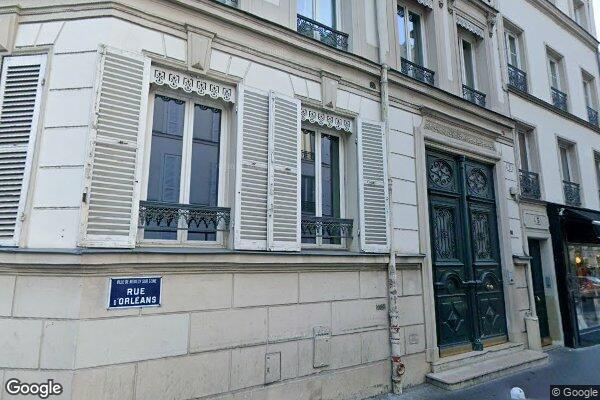 Vue Google Street View du 1 Rue d'Orléans