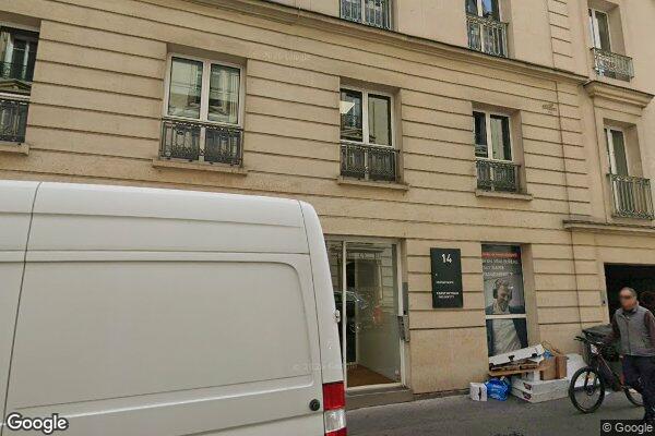 Vue Google Street View du 14 Rue d'Orléans